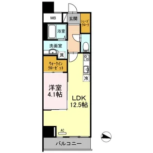 アロフト【1階】の間取り