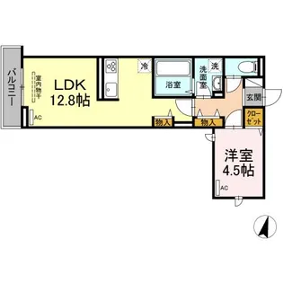 オリヴィエ西町【2階】の間取り