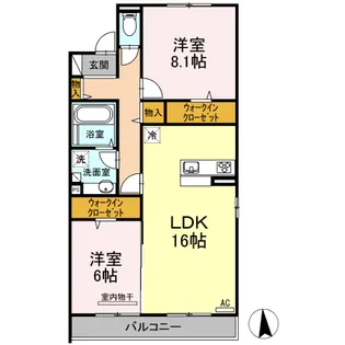 ブレイン‐ゾーンⅡ【3階】の間取り
