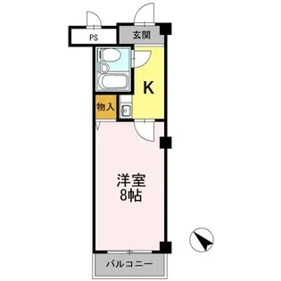 エメラルドリーフ【1階】の間取り