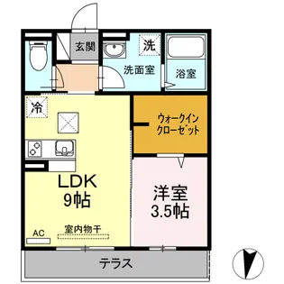 メゾン・ド・キャトルⅤ【1階】の間取り