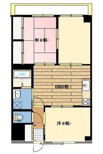光ハイツ高屋パートⅡ【303号室】の間取り