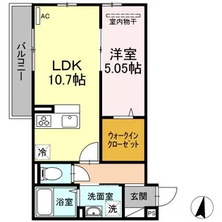グラン・シャリオ【2階】の間取り