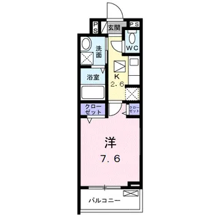 サンクレール【1階】の間取り