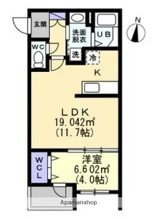 ル・シエル・ブルー【3階】の間取り