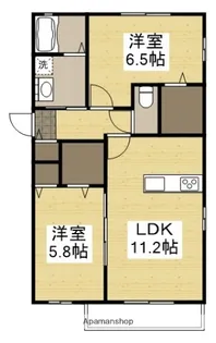 SAKURA TERRACE 2ND【1階】の間取り
