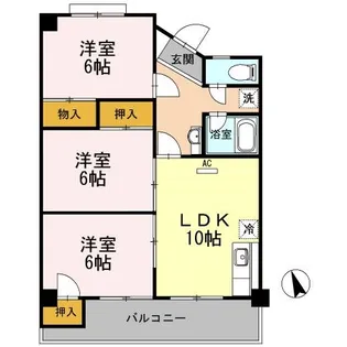 ベルティカル曙【3階】の間取り
