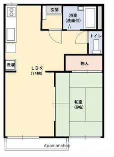 コーポ小川【2階】の間取り