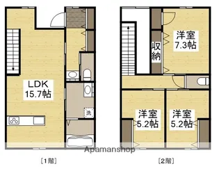 グランメゾンクレスト南蔵王Ⅰ【1階】の間取り