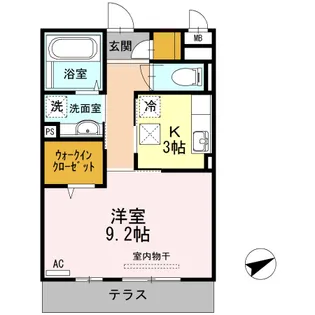 メゾンハピネス15【1階】の間取り