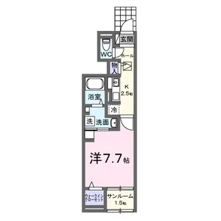 ソラーナ【1階】の間取り