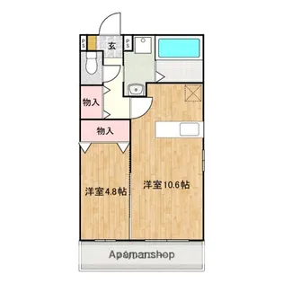 セレストローザ【304号室】の間取り