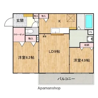 FORT RISE【3階】の間取り