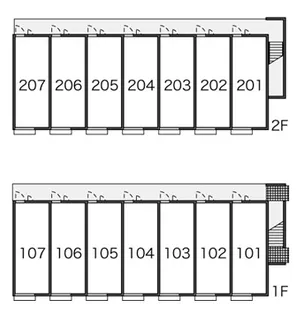 レオネクストフォーレパレス【203号室】の間取り