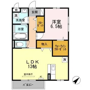 シャンテ御門【3階】の間取り