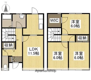 アトリオ【A号室】の間取り
