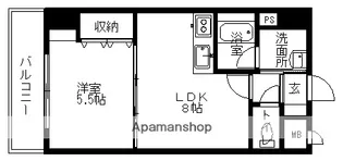 セリオンパレス【805号室】の間取り