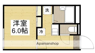 ローズシャンブル【2階】の間取り