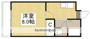 カーレジⅡ【204号室】の間取り