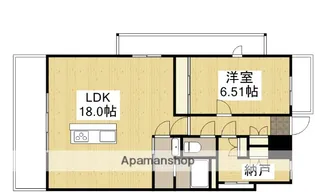 エバーグリーン福山西町【3階】の間取り