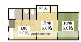 コーポセブン【203号室】の間取り