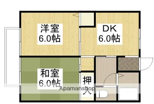 セジュール綾【2階】の間取り
