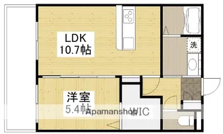 アドリアーナ【102号室】の間取り