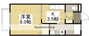 ドゥ・セナクール B棟【1階】の間取り