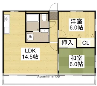 フル—ヴ394【2階】の間取り