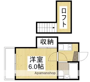 クオーレ皆実【2階】の間取り