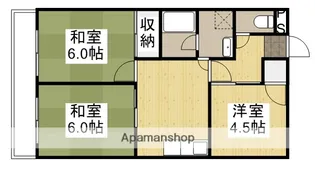 マンションOMI【4階】の間取り