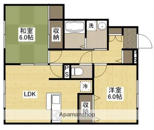 ソレイユ【101号室】の間取り