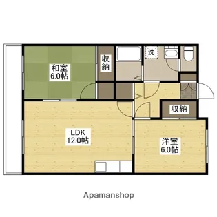 エメロード【3階】の間取り