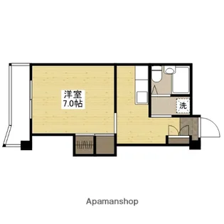 セゾンビル【405号室】の間取り