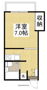 セゾンビル【406号室】の間取り