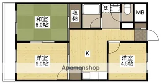 ライルーセント【101号室】の間取り