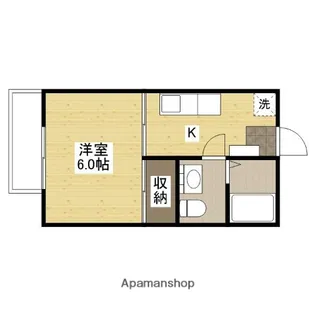 サンライフ三成ヶ丘【203号室】の間取り