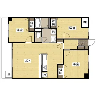 マリンコートⅡ【501号室】の間取り