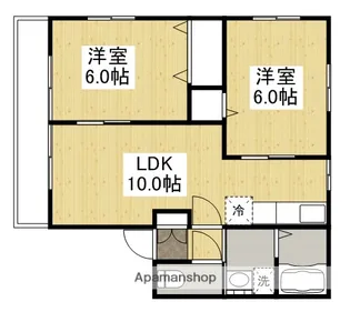 エルマール・ナカ【101号室】の間取り
