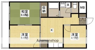 BUILD.N1【203号室】の間取り