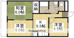 アネックスA【3階】の間取り