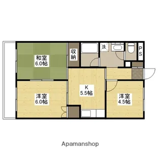 アネックスA【1階】の間取り