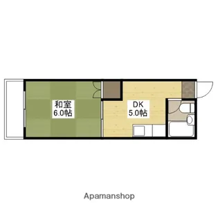 熊野マンション【302号室】の間取り