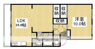 ベアシティ糸崎【509号室】の間取り