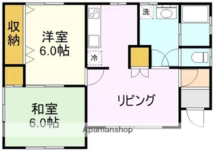 寿Ⅱ【101号室】の間取り