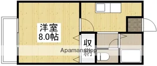ジャルハイツA【2階】の間取り