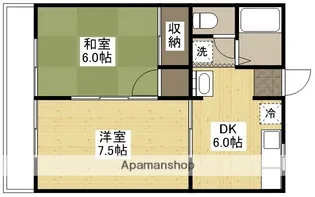 メゾンド宮浦【101号室】の間取り