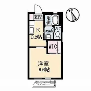ツインメゾンあかや A棟【104号室】の間取り