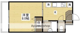 スカイプラザ学園通り【304号室】の間取り
