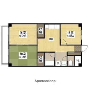 サーパスⅡ【403号室】の間取り